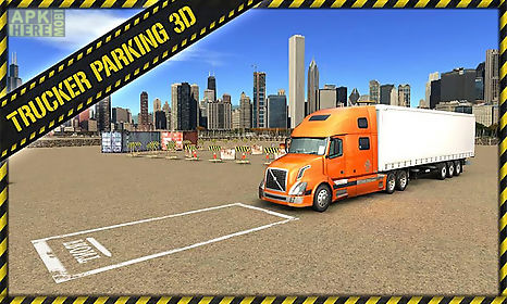 trucker parking 3d