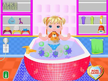 baby care spa girls games