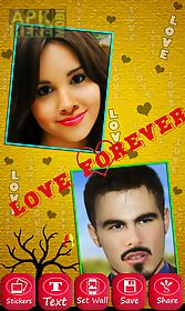 love couple photo collage
