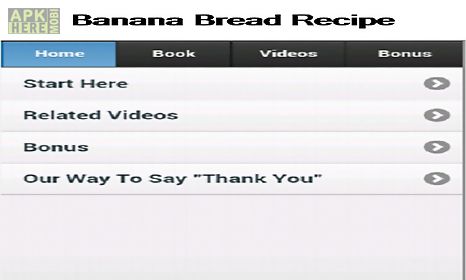 banana bread recipe app