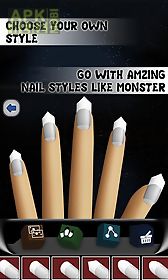monster nail art