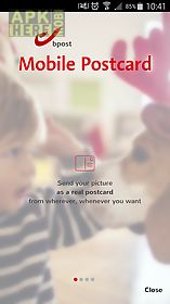 bpost mobile postcard