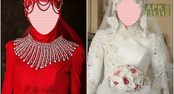 Bridal hijab photo montage