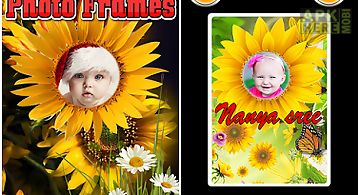 Sunflower photo frames