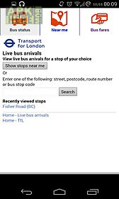 bus times london