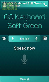 go keyboard soft green theme