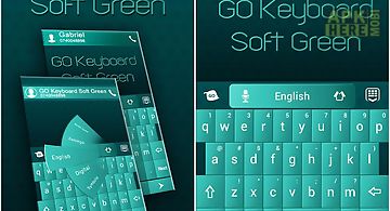 Go keyboard soft green theme