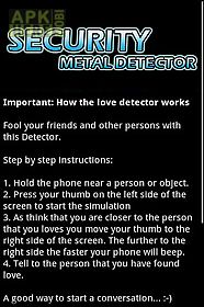 security metal detector