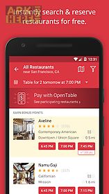 opentable: restaurants near me