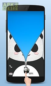 panda zipper screen lock