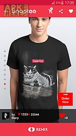 t-shirt design - snaptee