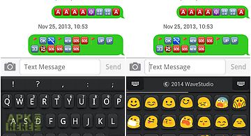 Emoji keyboard+ black theme