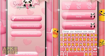Sweet love keyboard themes