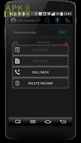 call recorder one touch