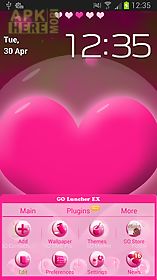 hearts theme for go launcher
