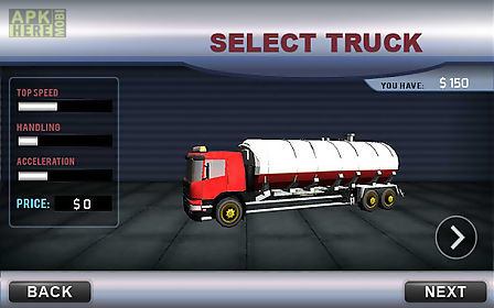 oil truck transporter 3d