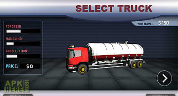 Oil truck transporter 3d