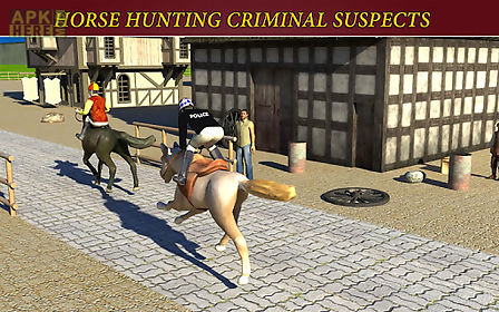 police horse chase: crime city