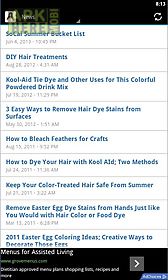 dip dye hair tips