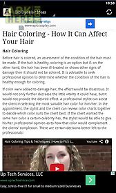 dip dye hair tips