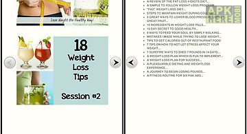 Free 18 weight loss tips session..