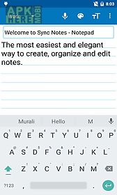 sync notes - cloud notepad