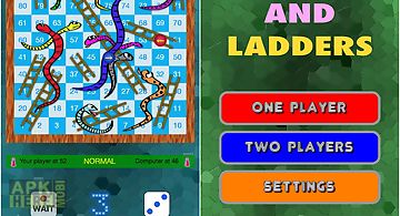 Snakes and ladders board game