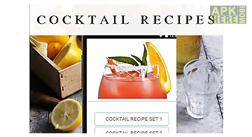 Cocktail recipes food