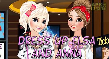 Dress up elsa and anna to the ci..