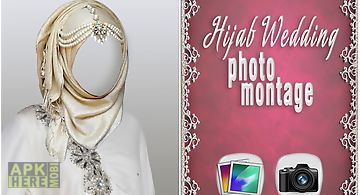 Hijab wedding photo montage
