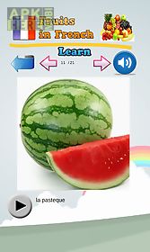 learn fruits in french