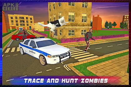 police dog vs dead zombies