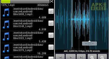Audio editor for android