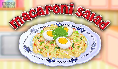 macaroni salad cooking