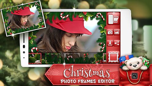 christmas photo frames editor