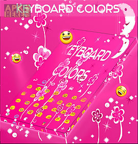 keyboard colors pink