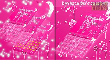 Keyboard colors pink