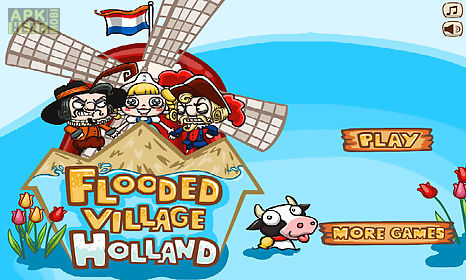 flooded village holland