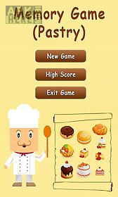 memory game pastry - free