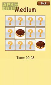memory game pastry - free