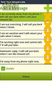 text your missed call