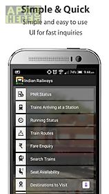 indian railway irctc train app