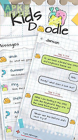 (free) go sms kid doodle theme
