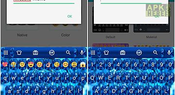 Shading blue emoji keyboard