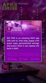 go sms pro night life theme