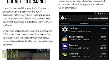 Faster phone performance tips