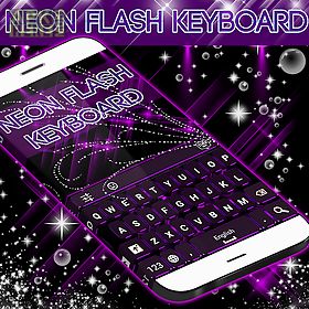 neon flash keyboard