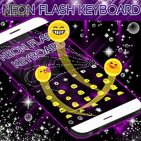 neon flash keyboard