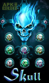 skull go launcher theme