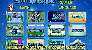 Fifth grade learning games